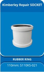 Kimberley Repair SOCKET RUBBER RING 110mm: S110KS-021