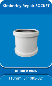 Kimberley Repair SOCKET RUBBER RING 110mm: S110KS-021